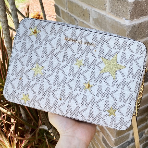 Michael Kors Crossbody glitter star vanilla MK - Picture 5 of 8